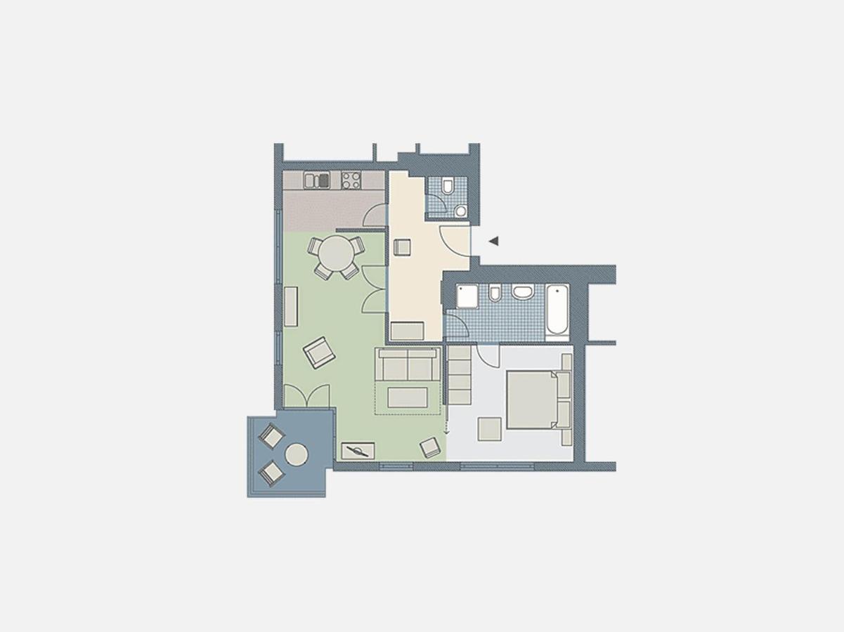 Kaiservillen Heringsdorf - Ferienwohnung Mit 1 Schlafzimmer Und Balkon D232 Bagian luar foto